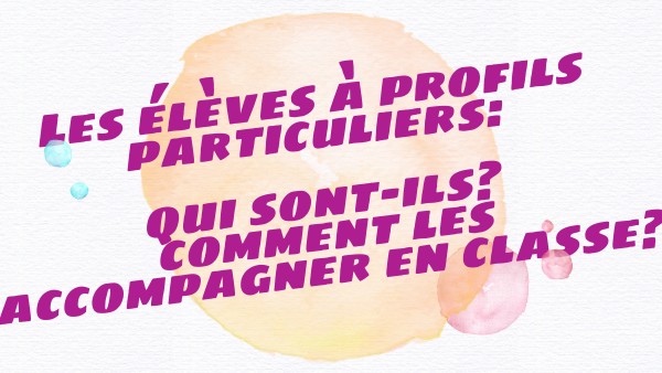 Les profils particuliers