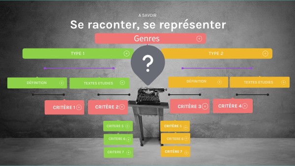 Synthèse Se raconter, se représenter