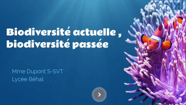 Biodiversité Actuelle Et Passée Page De Garde 6 Svt biodiv passée 2