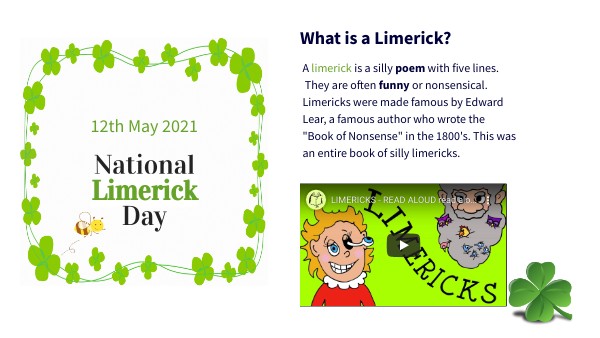 Celebrate National Limerick Day With These 20 Funny Limericks – WPPRTI