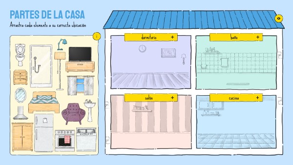 JUEGO PARTES DE LA CASA