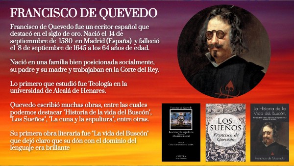 Biografia De Francisco De Quevedo Y Sus Obras view.genial.ly