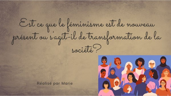 Copie Le féminisme