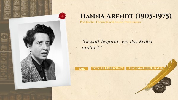 Hannah Arendt Die Banalität Des Bösen Hannah Arendt