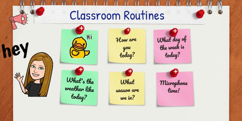 Copia Sara Classroom routines