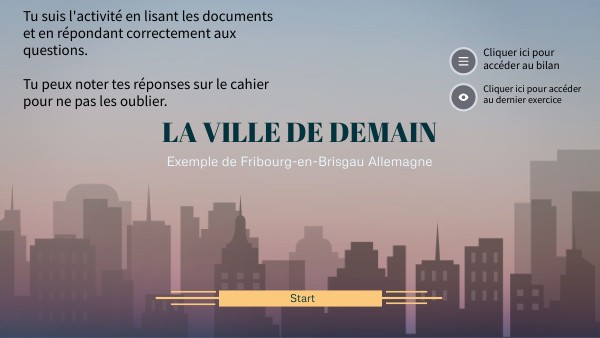 La ville de demain 6eme
