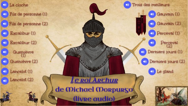 Le roi Arthur (livre audio)