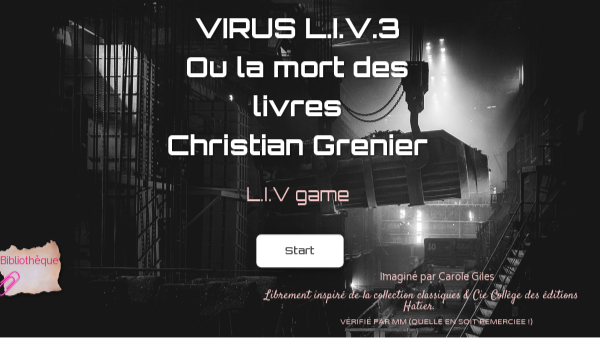 VIRUS LIV3 ou la Mort des Livres