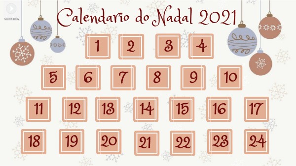 Calendario Nadal 2021