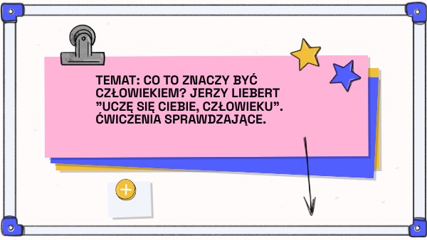 Uczę się ciebie człowieku