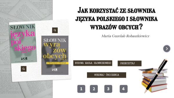 Słownik języka polskiego, wyrazów obcych