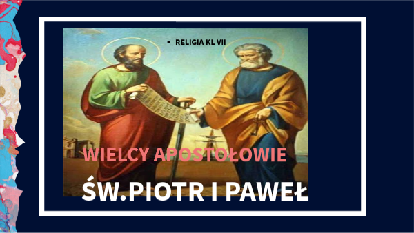WIELCY APOSTOLOWIE PIOTR I PAWEŁ K. MENCEL