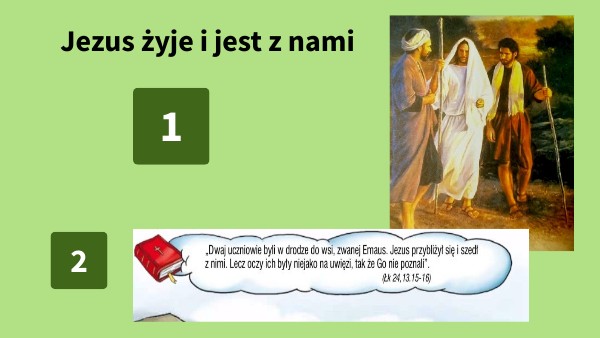 Jezus żyje i jest z nami.