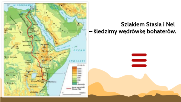 Mapa Przedstawia Szlak Podróży Stasia I Nel Szlakiem Stasia i Nel (V)