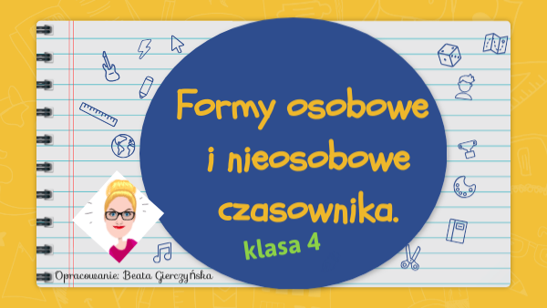Sprawdzian Formy Osobowe Kl 4