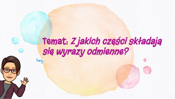 Temat i końcówka