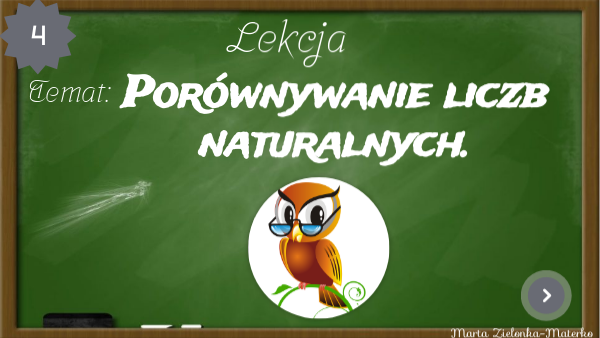 [4] Porównywanie liczb naturalnych.