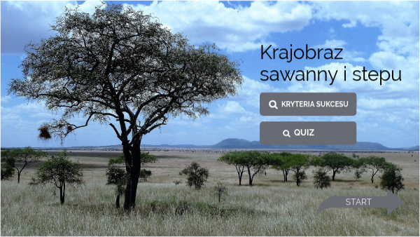 Krajobraz Sawanny I Stepu Sawanna i step by kola.jolanta on Genially