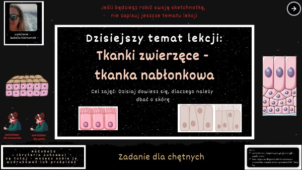 L.M.Tkanki zwierzęce - tkanka nabłonkowa