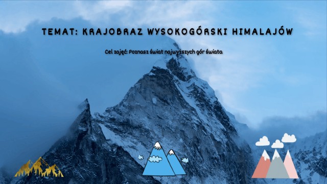Krajobraz wysokogórski Himalajów