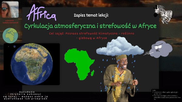 Co To Jest Nomadyzm W Afryce - Cyrkulacja atmosferyczna i strefowość w Afryce - lekcja multimedialna