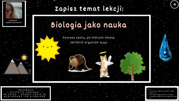 2. Biologia jako nauka - lekcja multimedialna