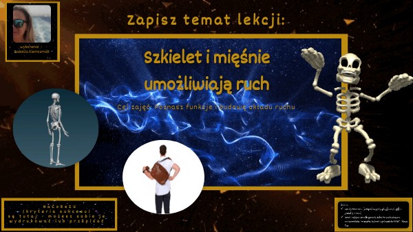 Szkielet I Mięśnie Umożliwiają Ruch Klasa 4