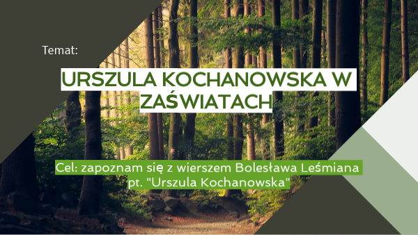 Urszula Kochanowska - Leśmian