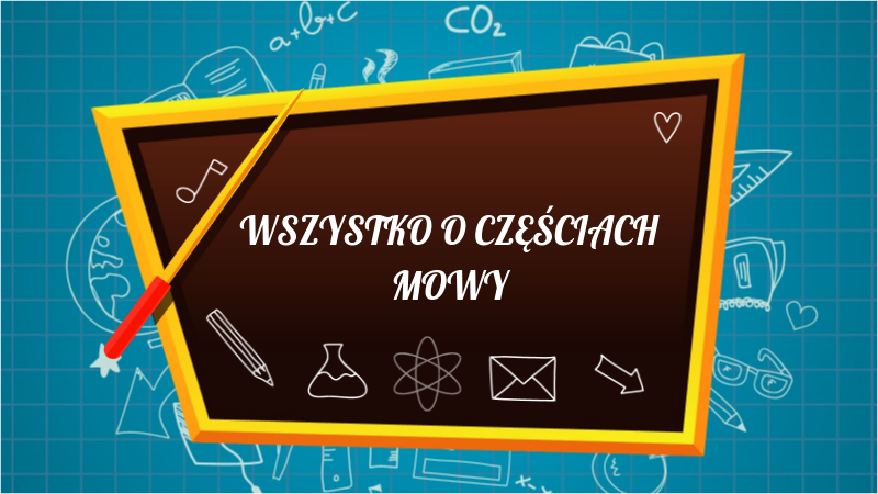 WSZYSTKO O CZĘŚCIACH MOWY