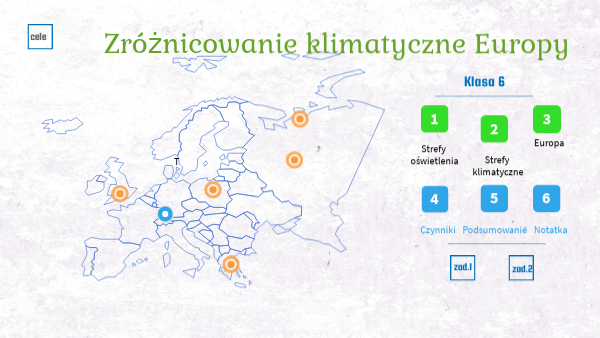 Zróżnicowanie Klimatyczne Europy Klasa 6 Klimaty Europy