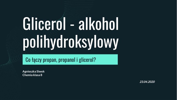 Glicerol