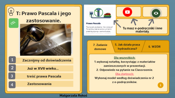 Prawo Pascala i jego zastosowanie, fizyka - klasa 7