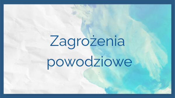 Zagrożenia powodziowe EDB