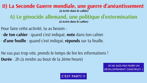 Développement construit sur le génocide des Juifs et des Tziganes