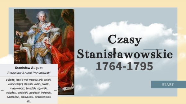 Czasy Stanisławowskie - Julia Wereszczyńska