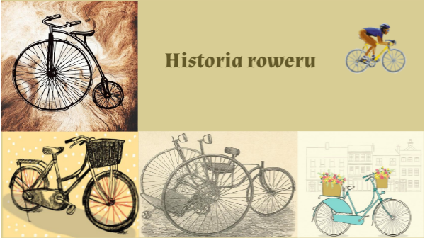 Historia Roweru Prezentacja Dla Dzieci Historia roweru Kinga Kokoszka by kinkok on Genially