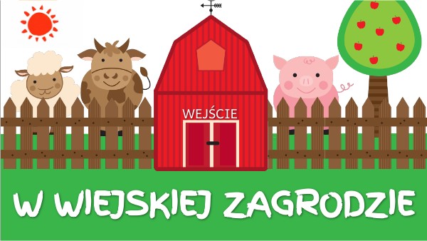 Wiejskiej Zagrodzie Wiejskie Podwórko Kolorowanka