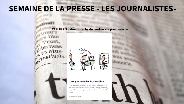 LE JOURNALISME
