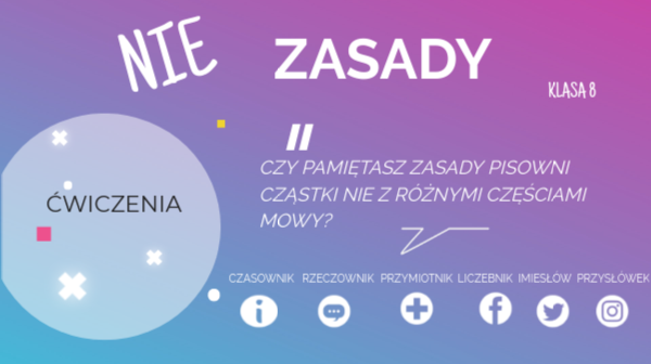 PISOWNIA NIE Z CZĘŚCIAMI MOWY