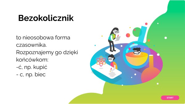Bezokolicznik Z Zu I Bez Zu Cwiczenia - bezokolicznik - kl. IV