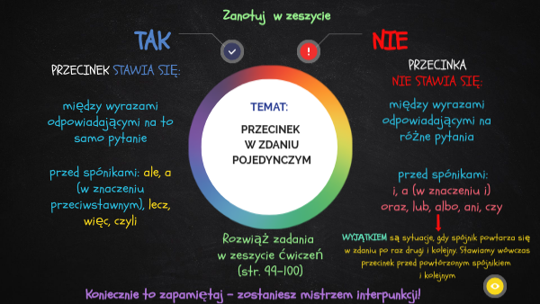 Przecinek w zdaniu pojedynczym kl. 5