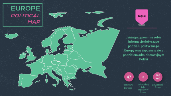 Mapa Polityczna Europy I Podział Administracyjny Polski Sprawdzian Kl 7