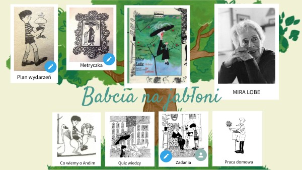 Babcia na jabłoni