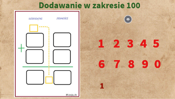 Dodawanie i odejmowanie w zakresie 100 sposobem pisemnym