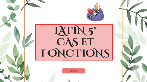 Exercices Cas Et Fonctions Latin – LZBN