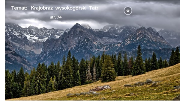 5. kl. Krajobraz wysokogórski Tatr