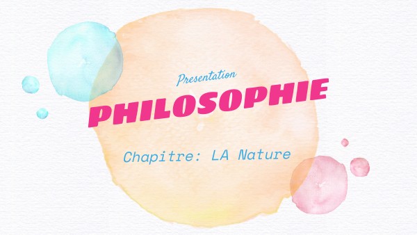 Copie - PHILO LA NATURE