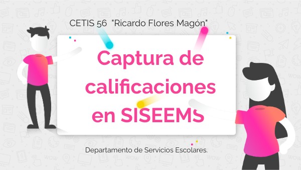 Captura de calificaciones SISEEMS