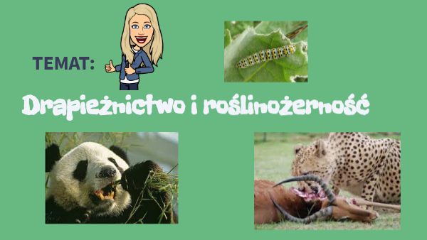 Drapieżnictwo i roślinożerność