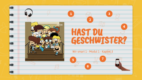 6AB - Wir smart 1 - Kapitel 3 - Modul 1 - Hast du Geschwister?